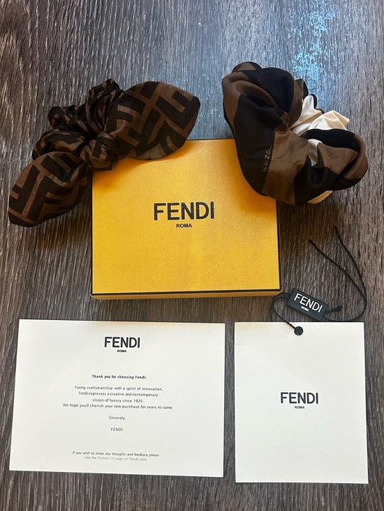 Fendi Accessories - Fendi Hair Scrunchies
